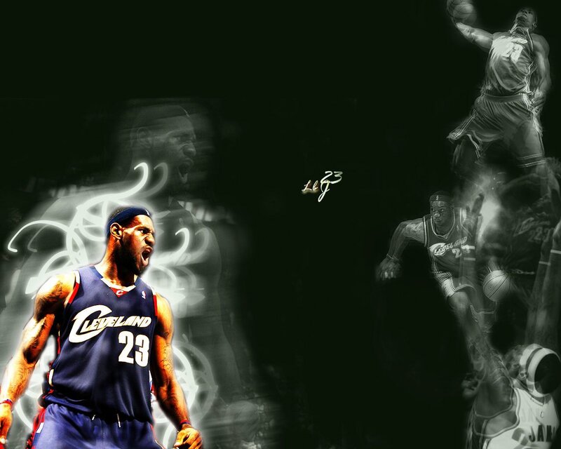 LeBron James Cleveland collage