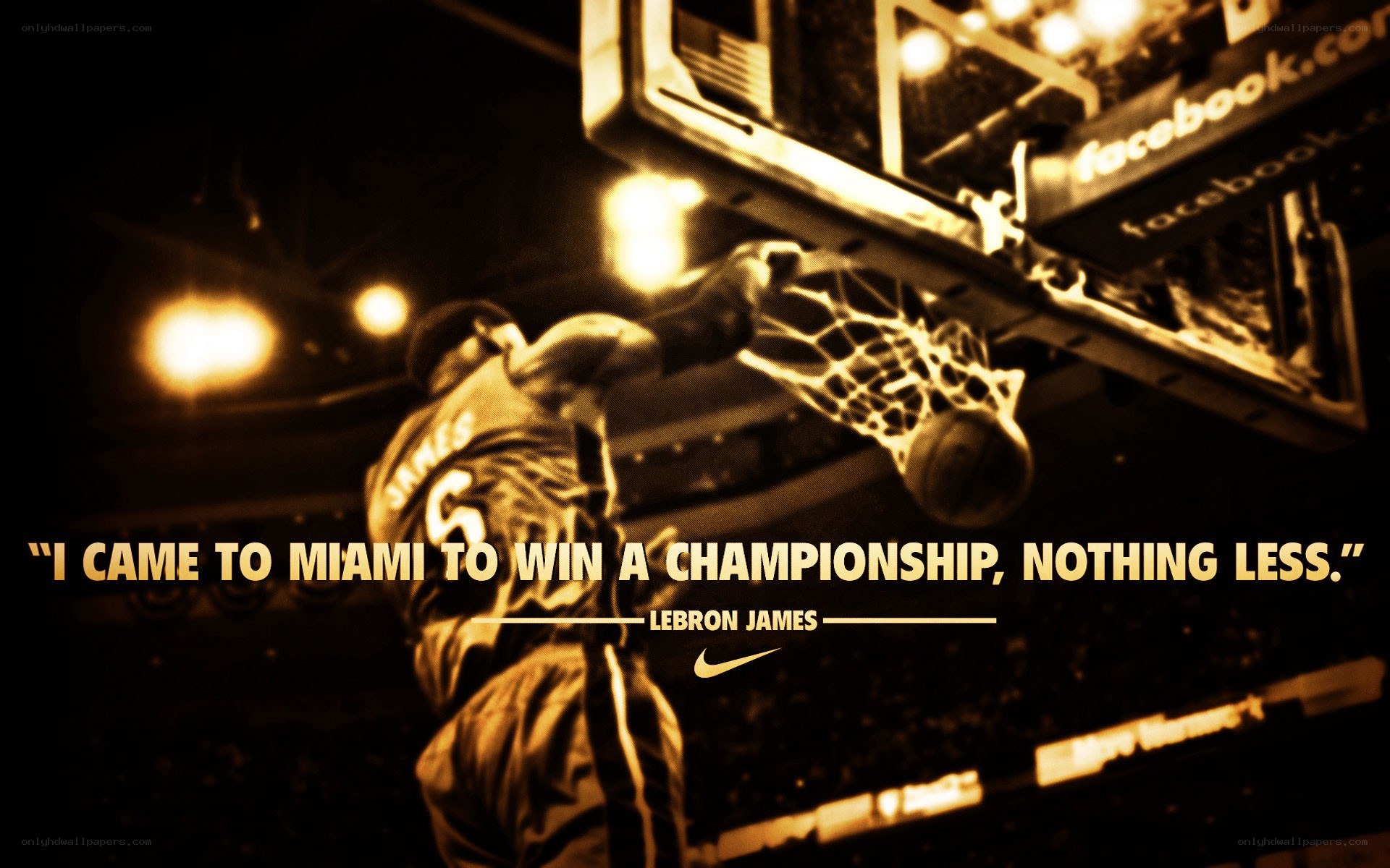 LeBron James dunk quote