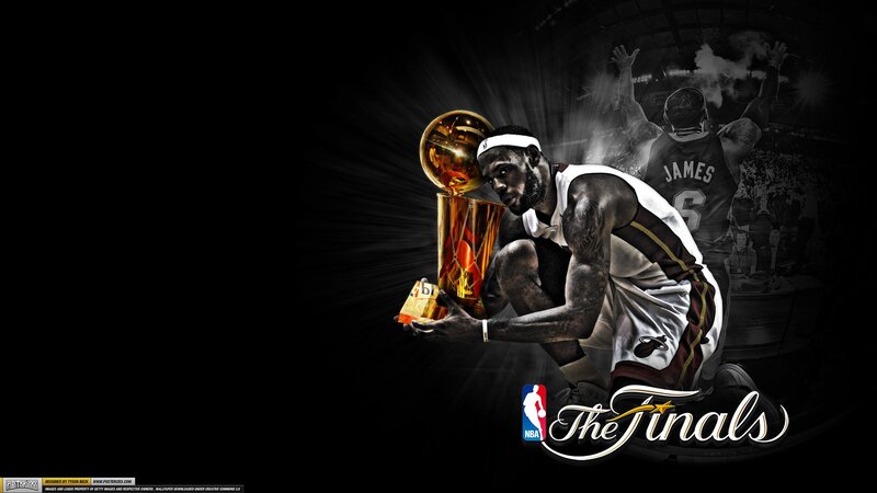 LeBron James Finals trophy