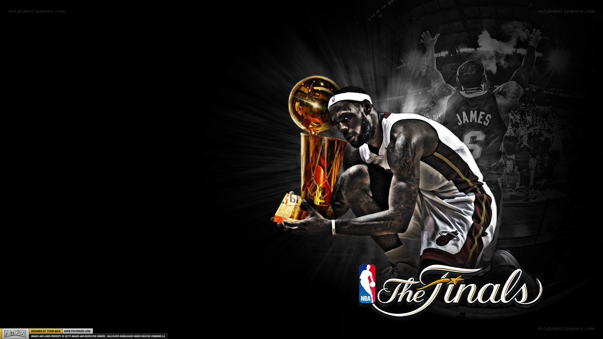 LeBron James Finals trophy