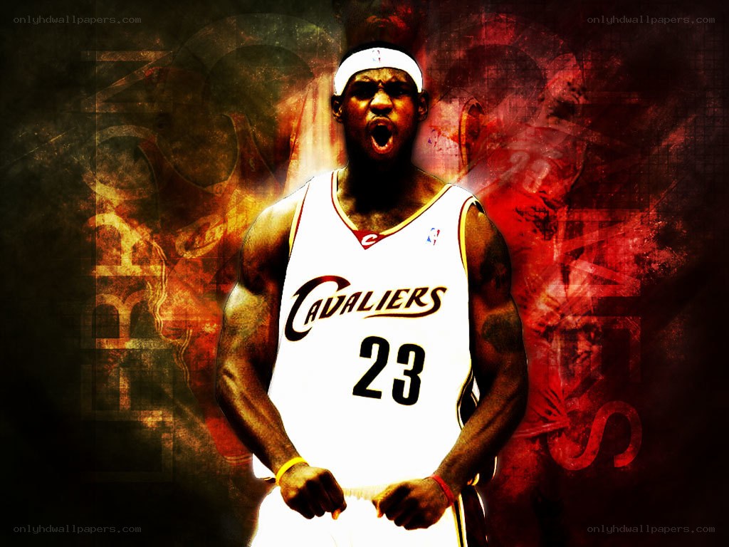 LeBron James in Cavaliers jersey
