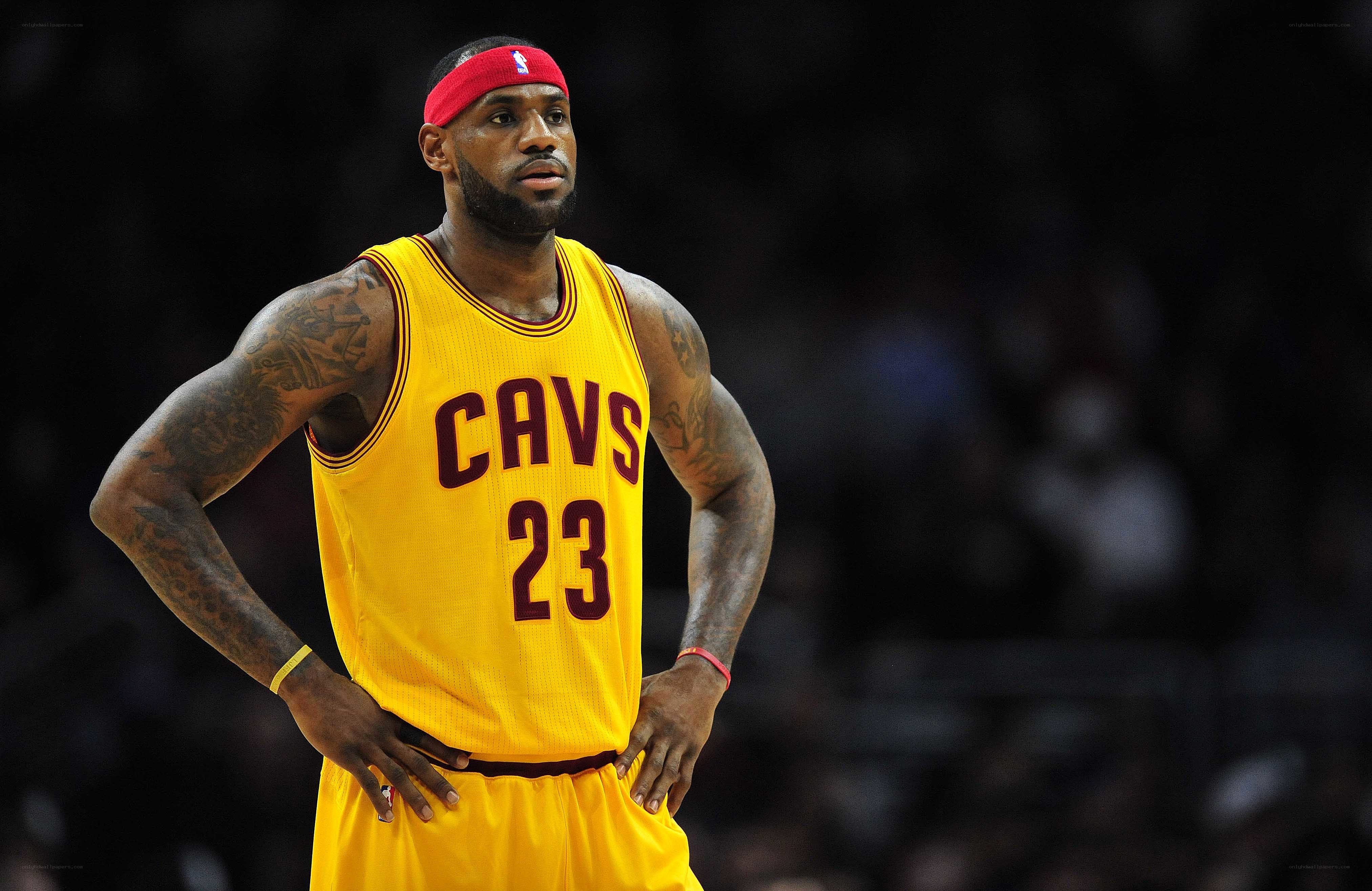 LeBron James in Cavaliers uniform