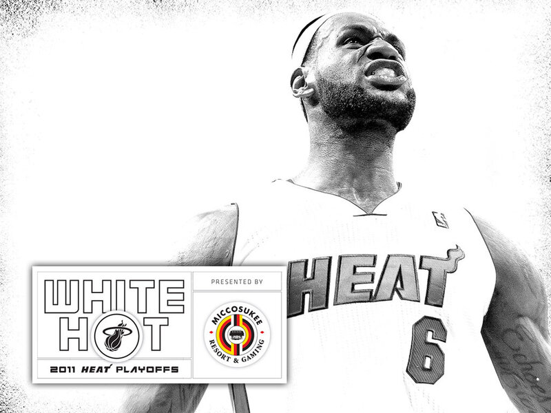 Lebron James in Heat Jersey — Black