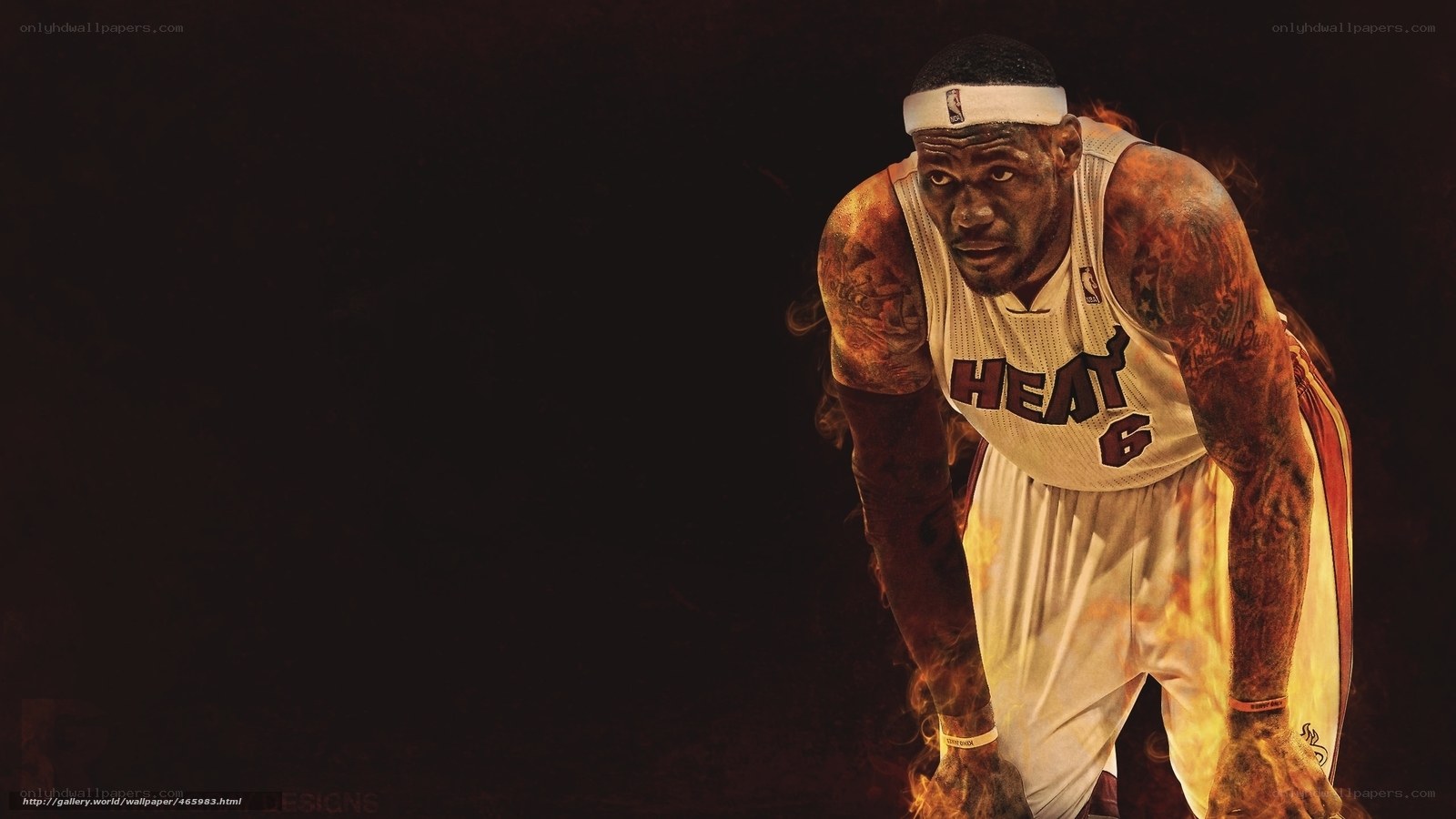 LeBron James in Heat jersey