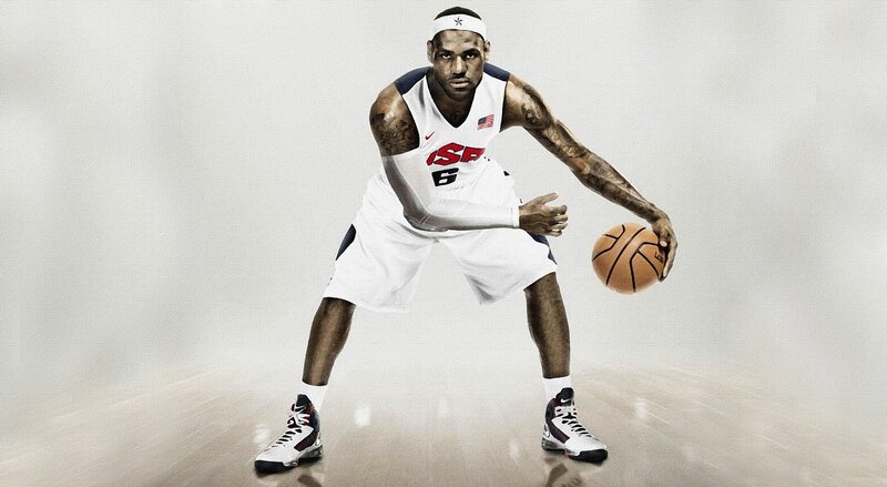 LeBron James in USA uniform