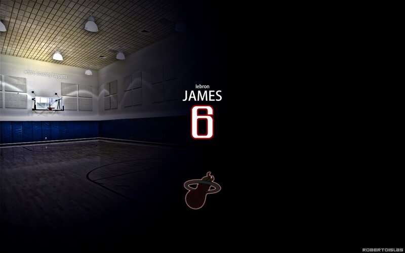 LeBron James Miami Heat wallpaper