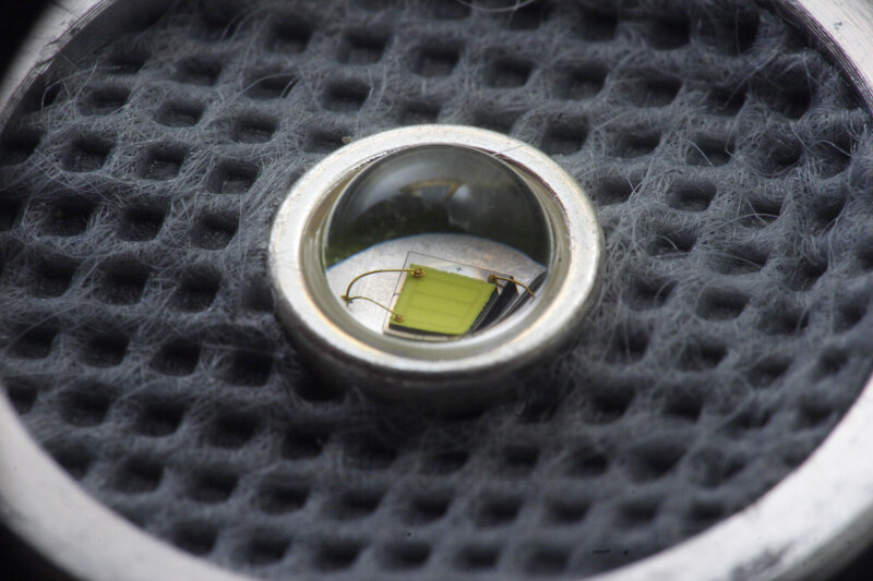 LED Chip in Lens