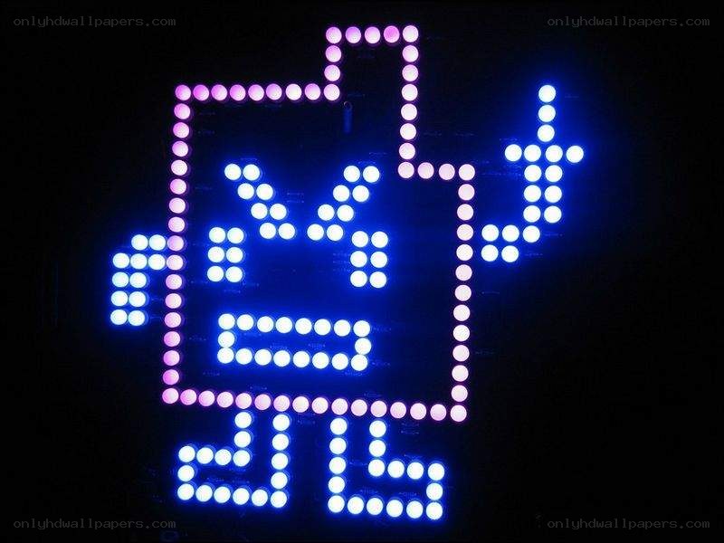 LED display of a robot