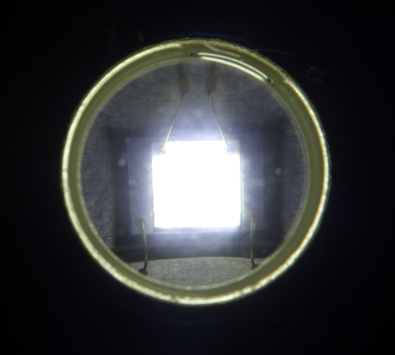 LED light source in a housing