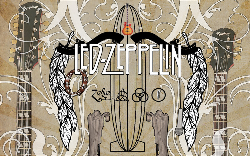 Led Zeppelin band art