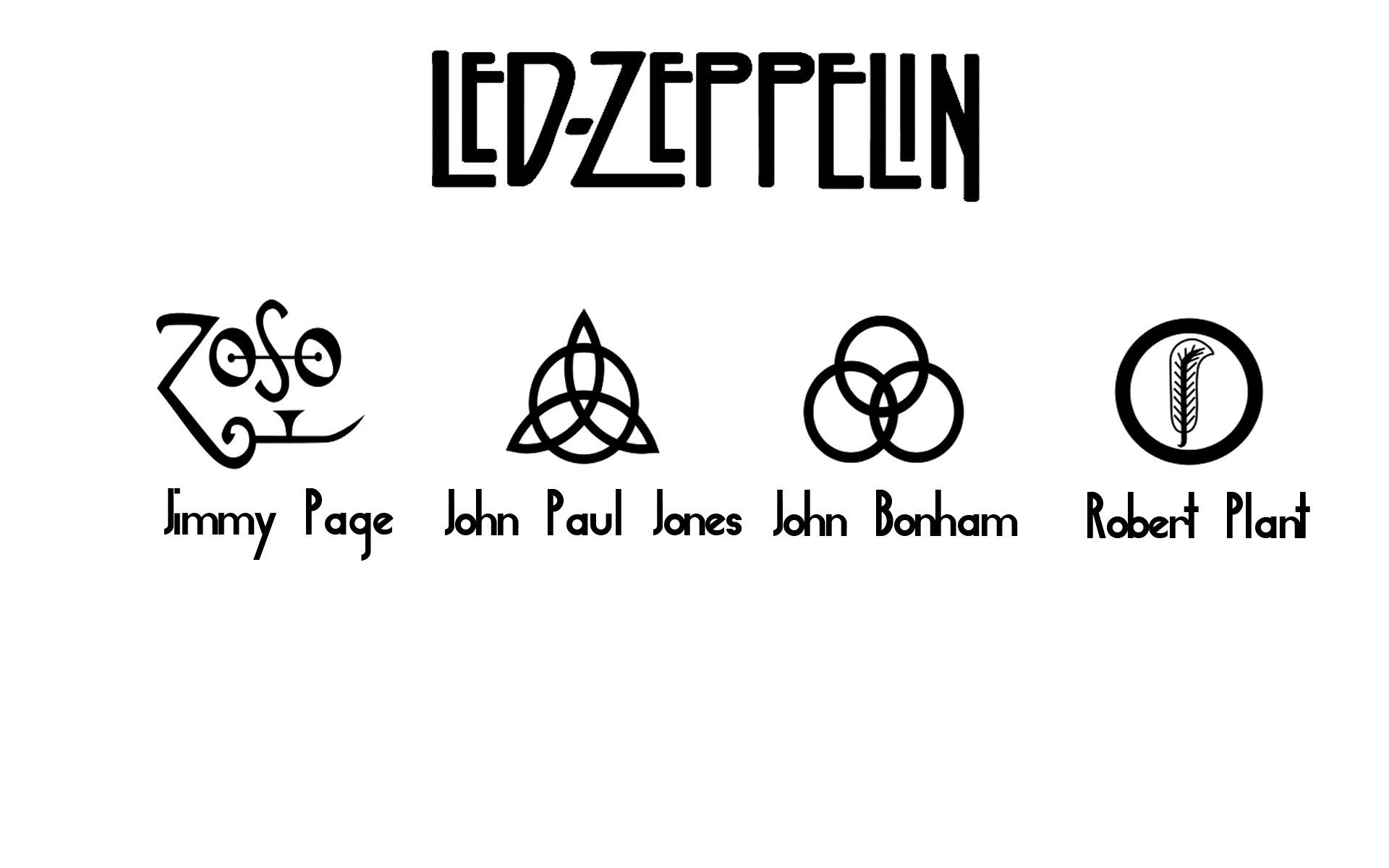 Led Zeppelin band members
