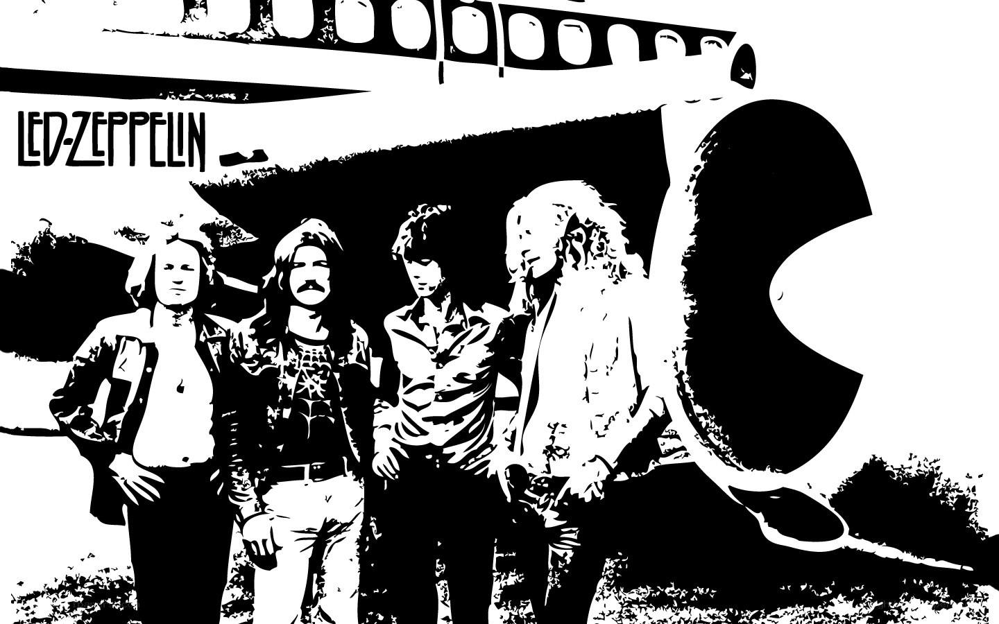 Led Zeppelin band photo