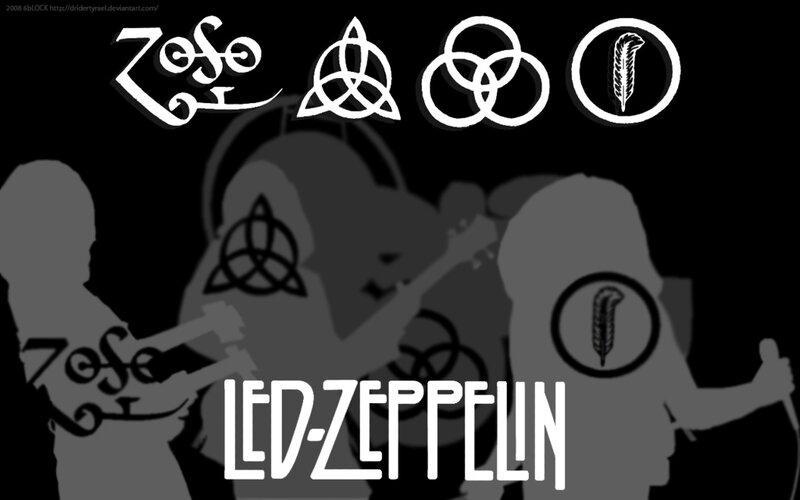 Led Zeppelin band symbols