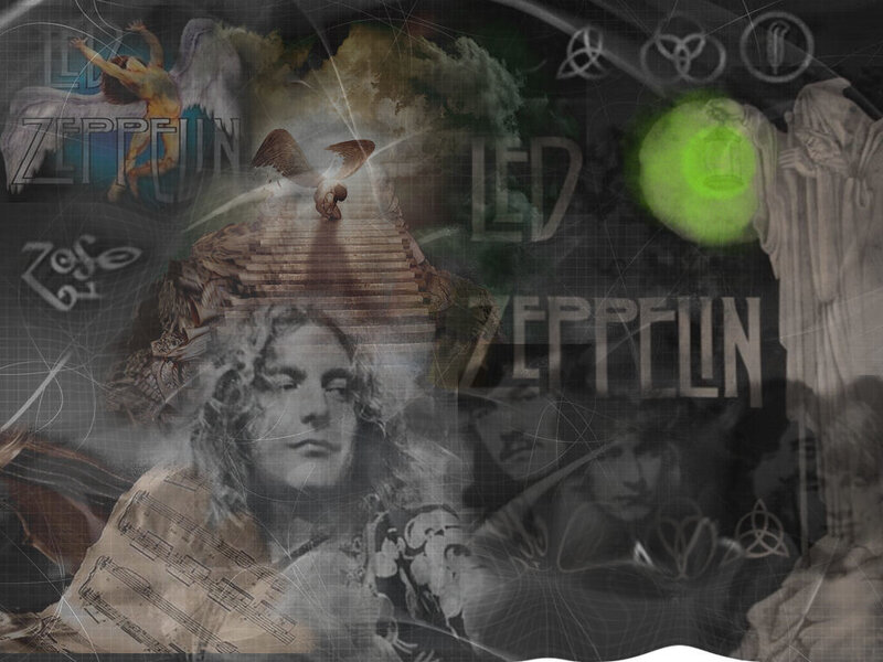 Led Zeppelin collage artwork