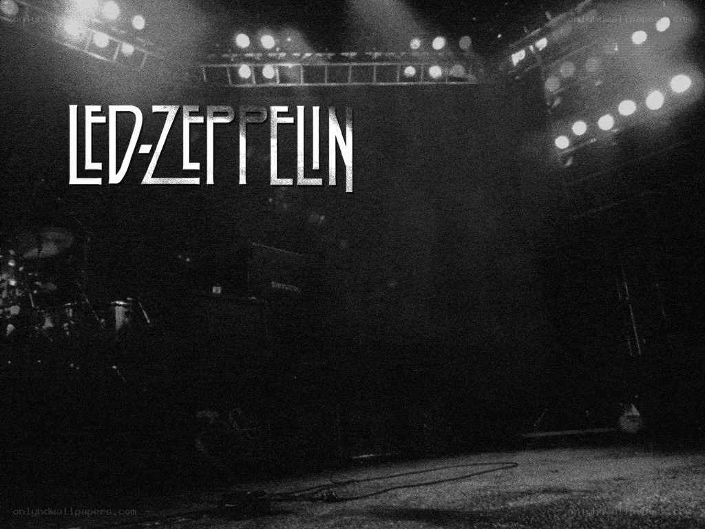 Led Zeppelin concert stage
