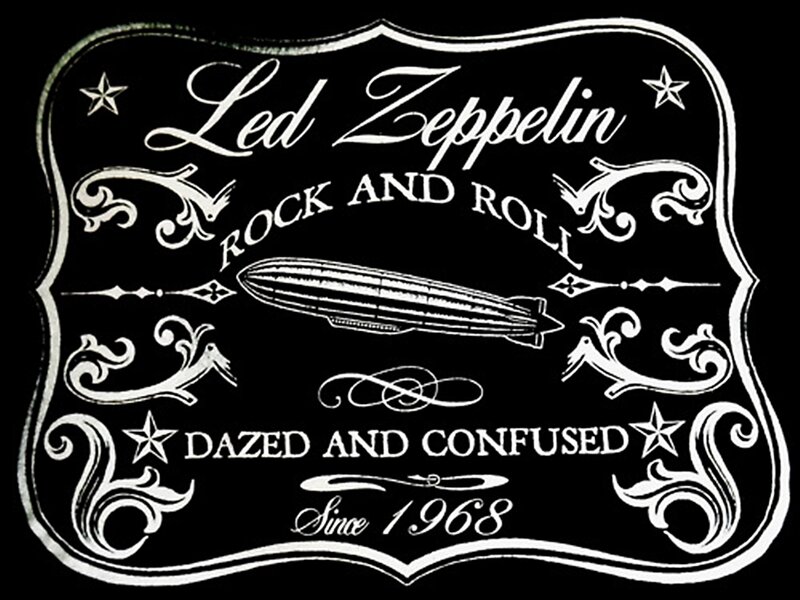 Led Zeppelin Logo — Black, Classic