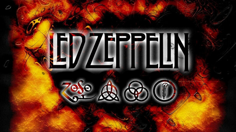 Led Zeppelin Logo — Red