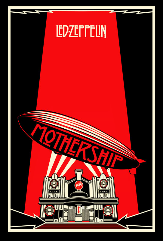 Led Zeppelin Mothership poster