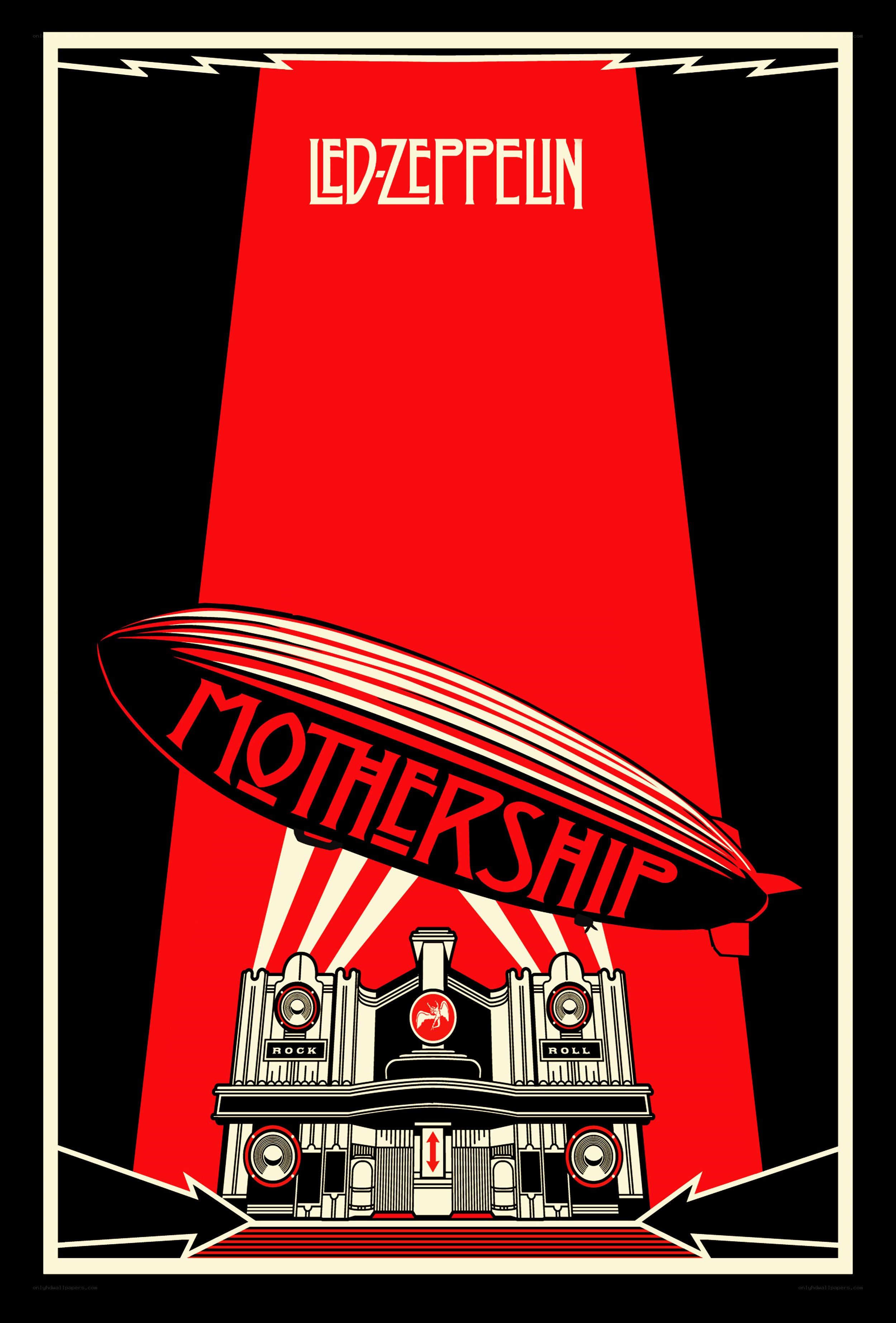 Led Zeppelin Mothership poster