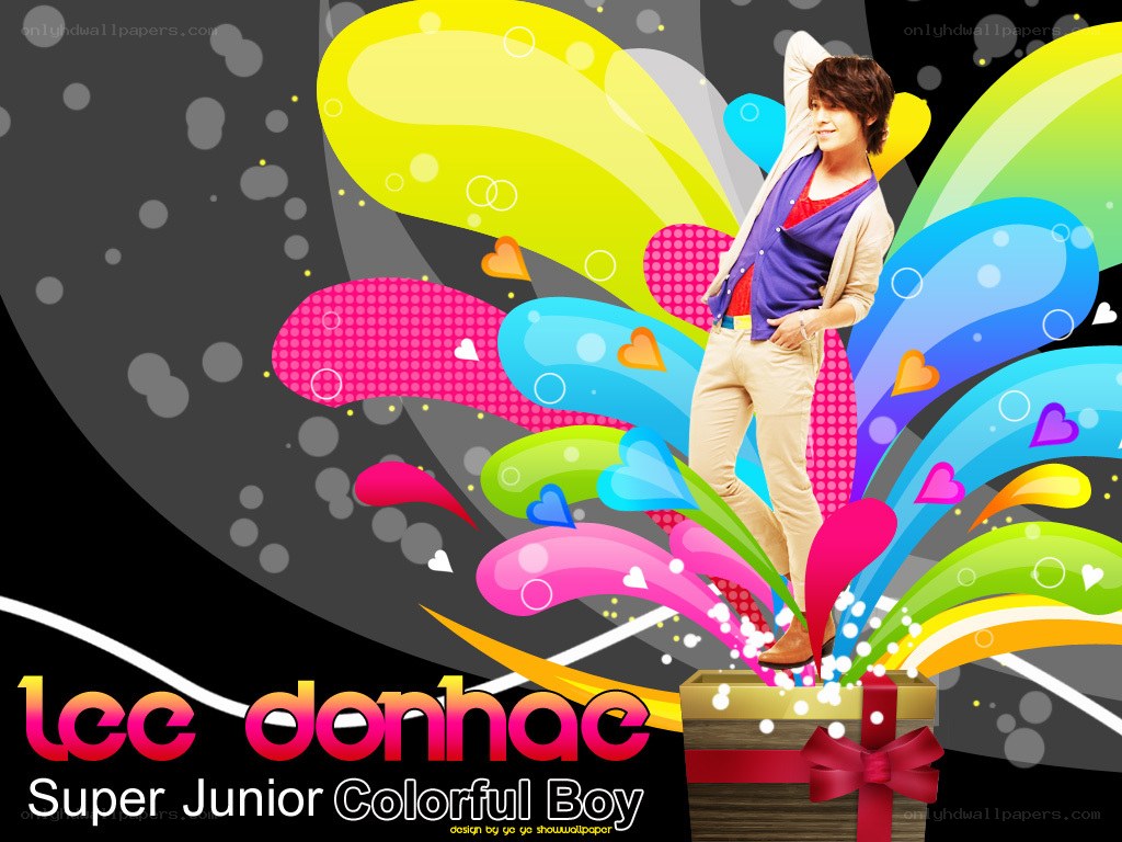 Lee Donghae colorful boy