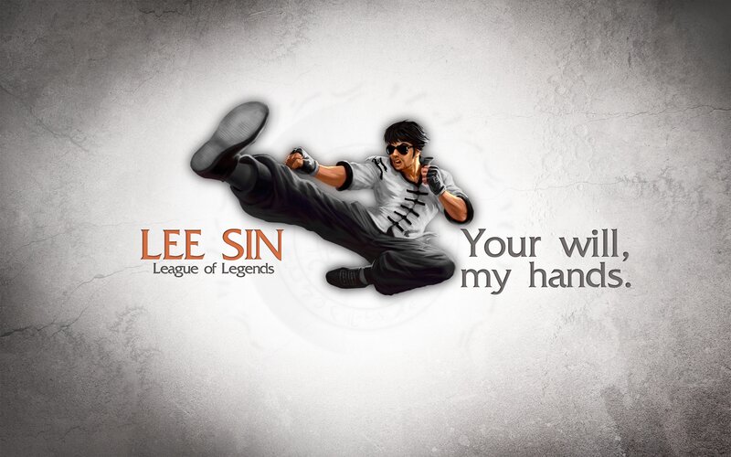 Lee Sin in Mid-kick