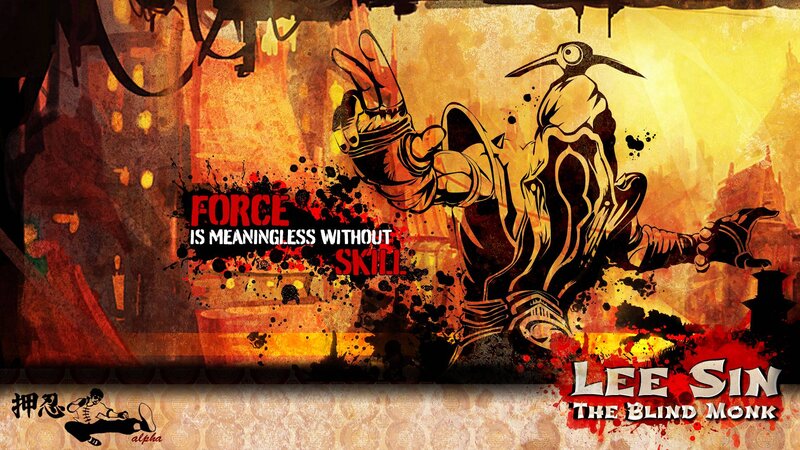 Lee Sin the Blind Monk — Yellow