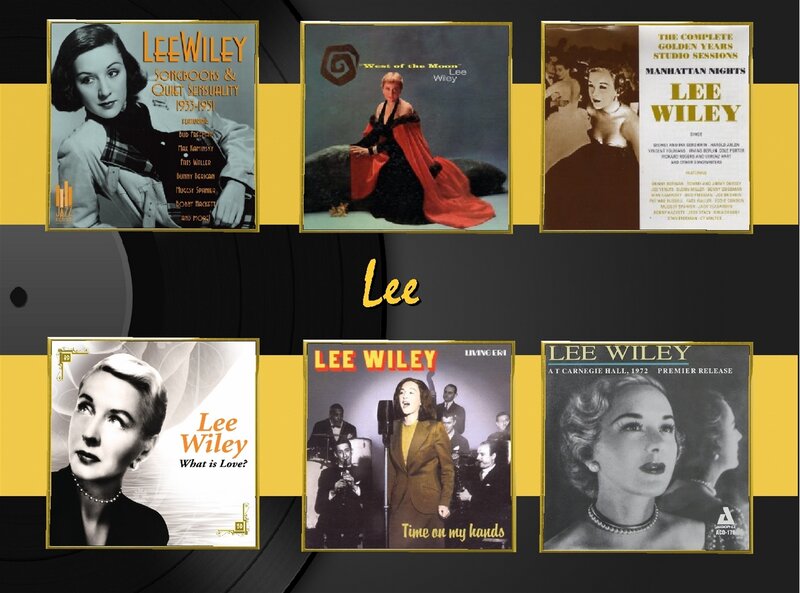 Lee Wiley Album Covers — Black