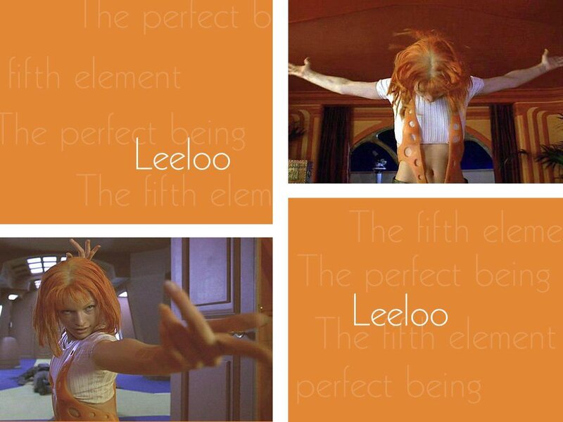 Leeloo character collage