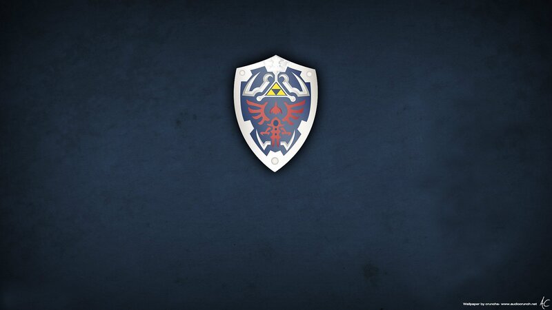 Legend of Zelda shield wallpaper