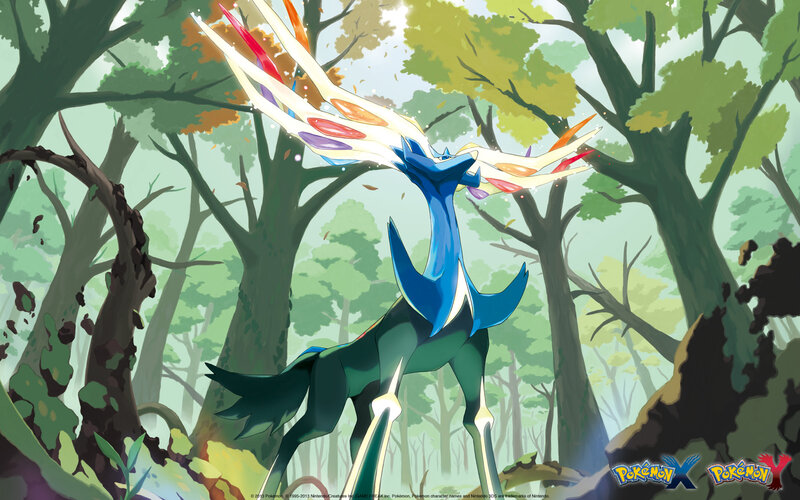 Legendary Pokémon in Forest