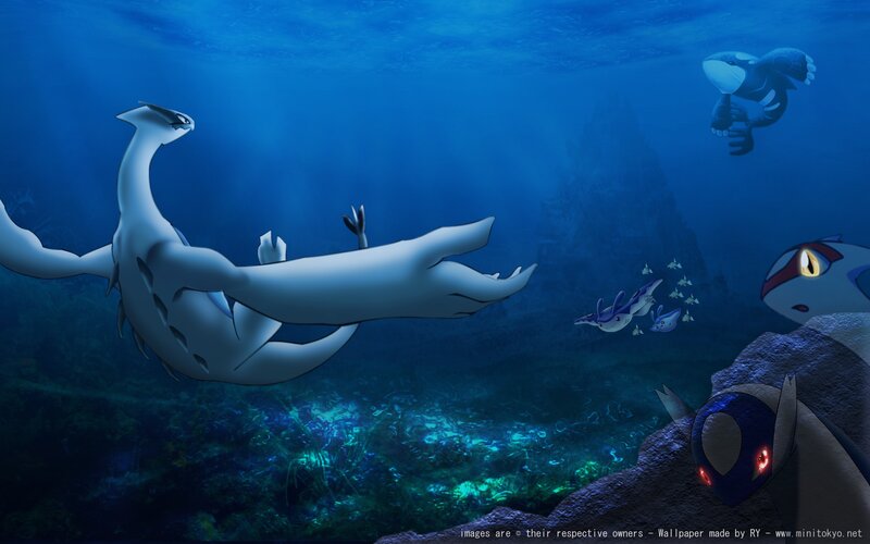 Legendary Pokémon in Ocean