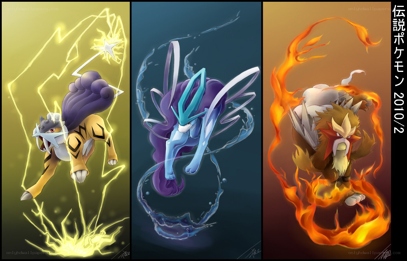 Legendary Pokémon trio