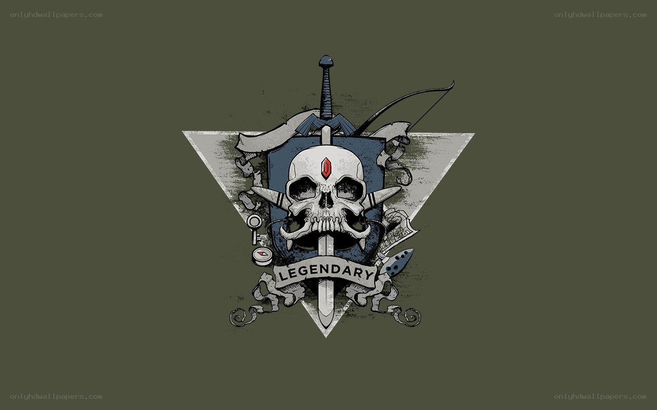 legendary skull emblem