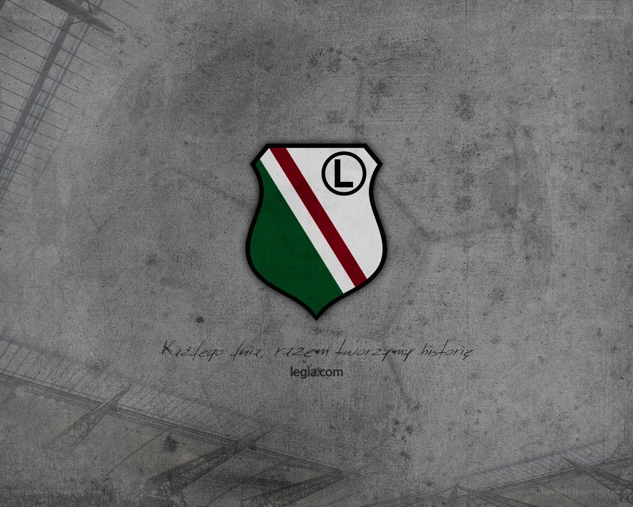 Legia Warsaw logo wallpaper