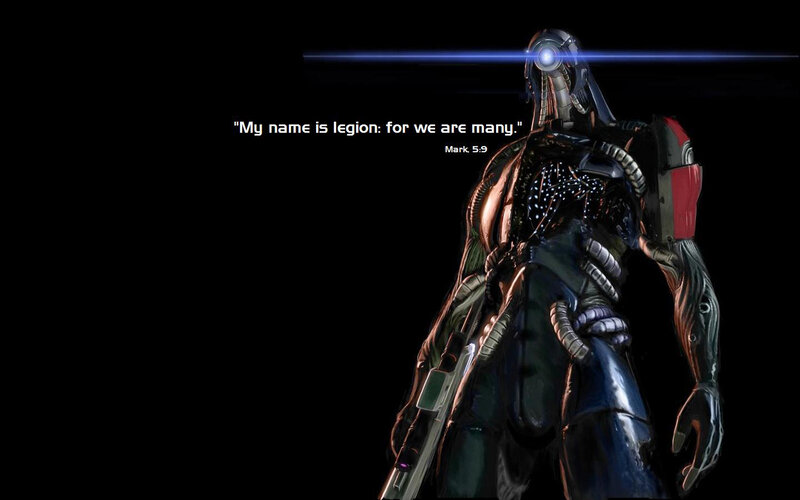 Legion character from Mass Effect