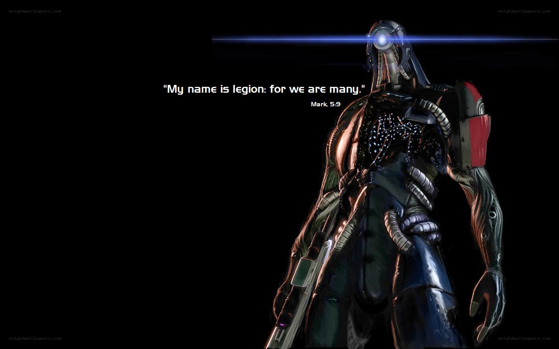 Legion character from Mass Effect