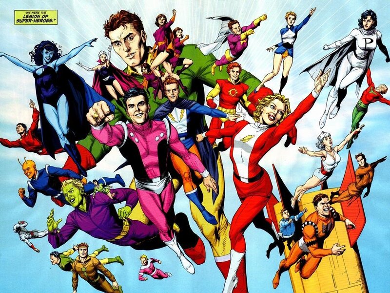 Legion of Super-Heroes group shot