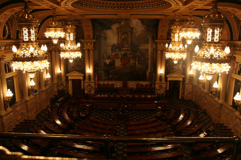 Legislative chamber interior