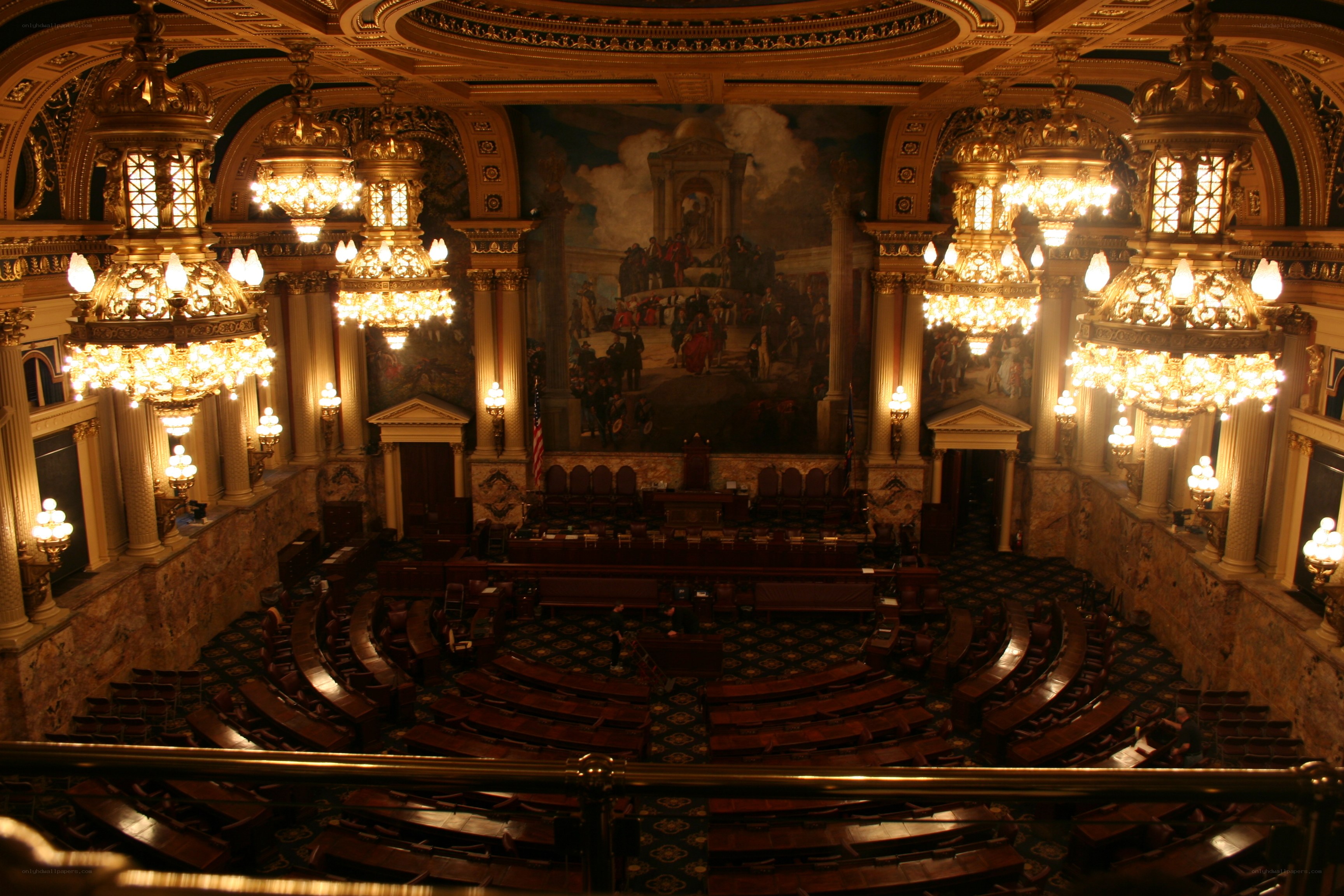 Legislative chamber interior