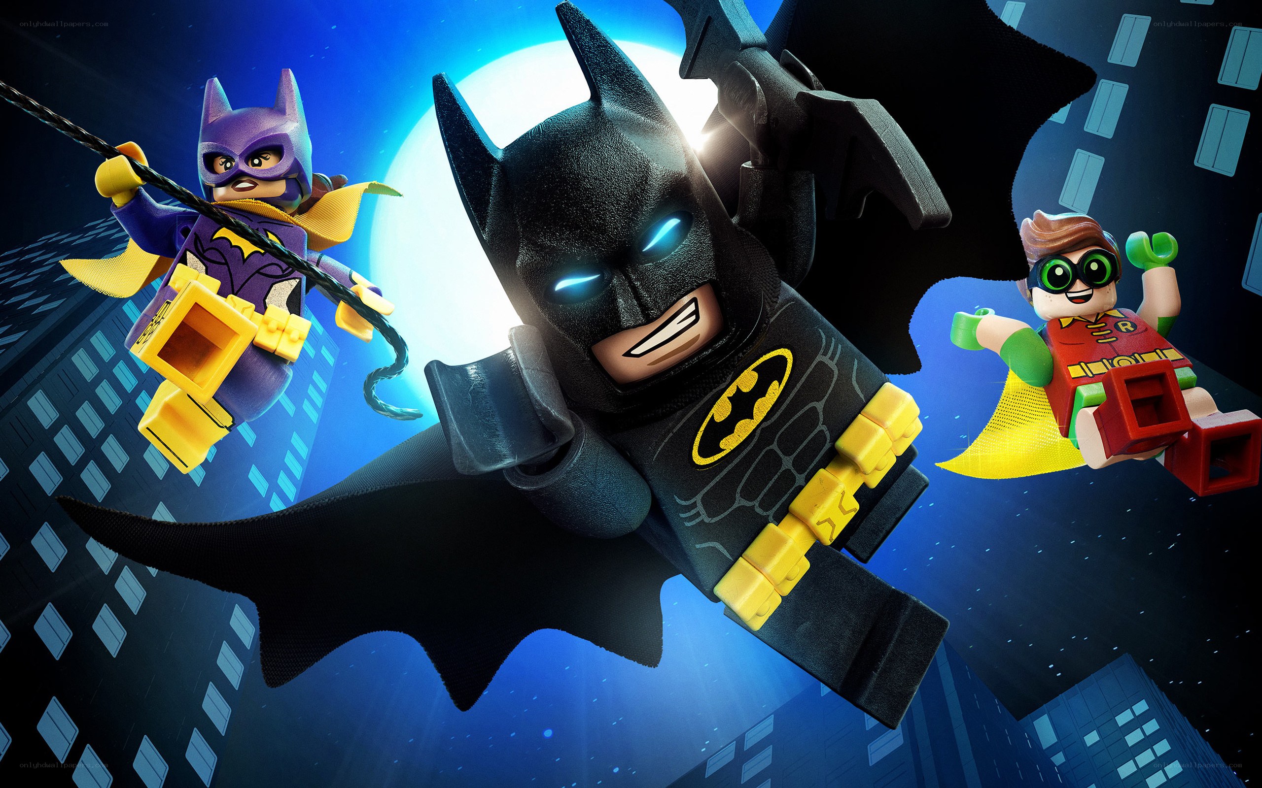 Lego Batman and allies in action