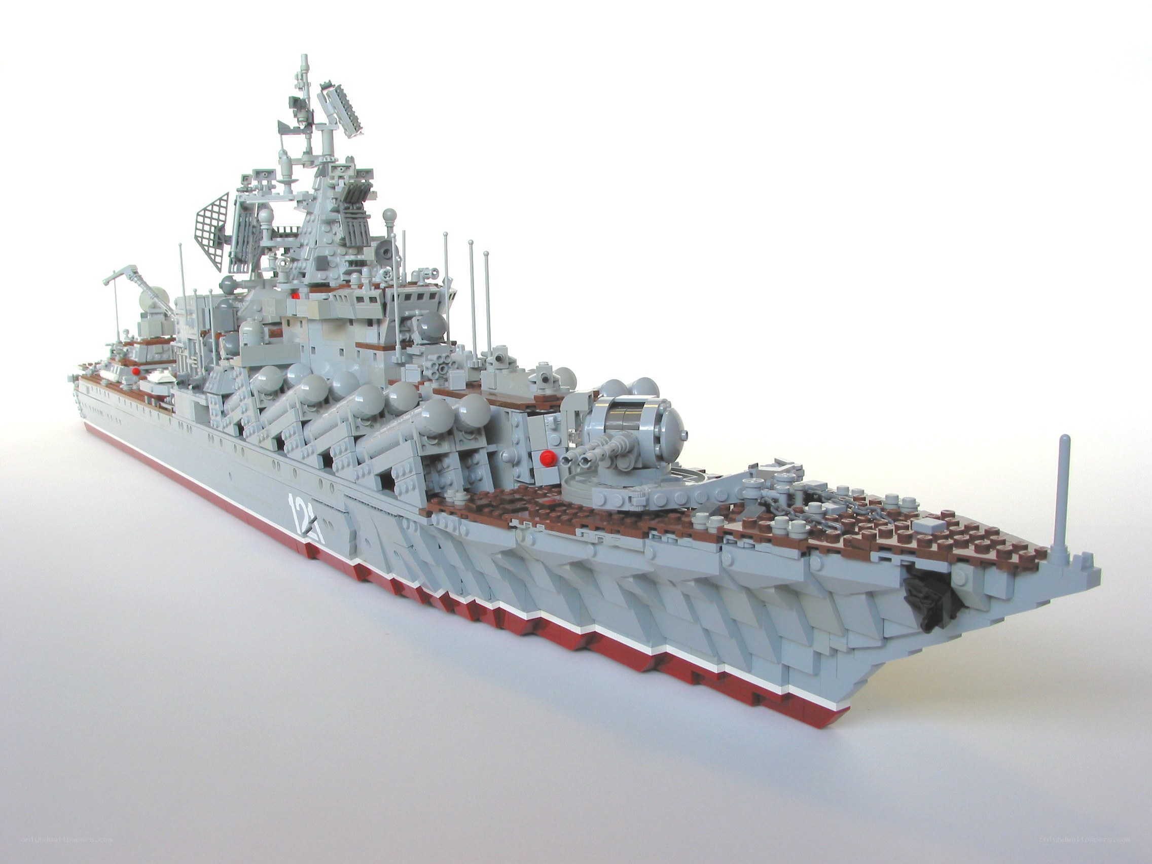 Lego battleship model