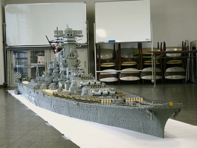 Lego Battleship Model — Gray
