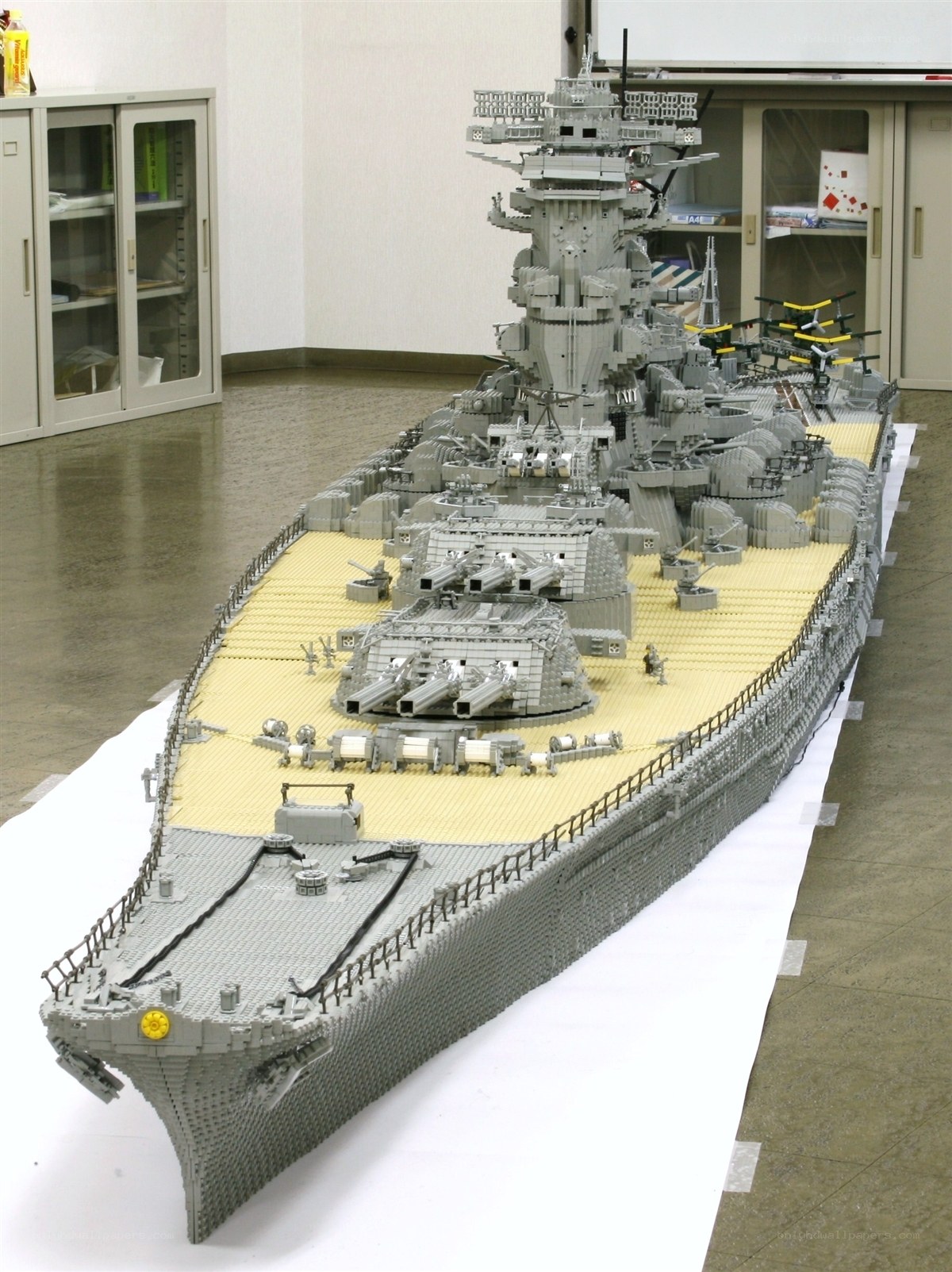 Lego battleship model