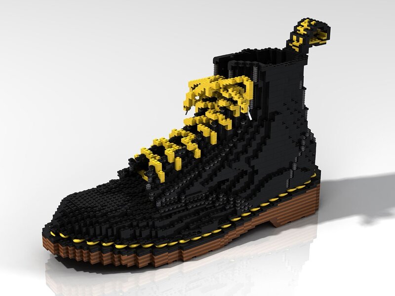 Lego Boot Model — Black, Neutral