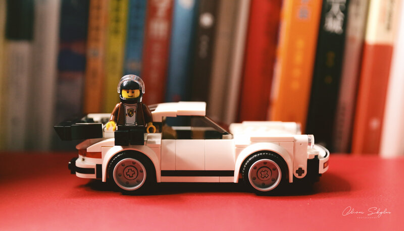Lego Car with Minifigure