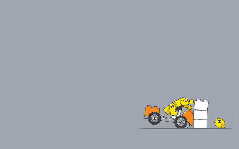 Lego character crash