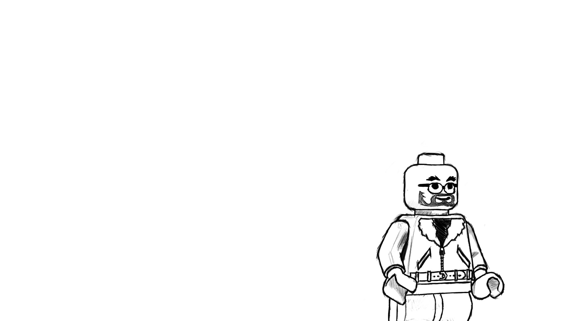 Lego character sketch