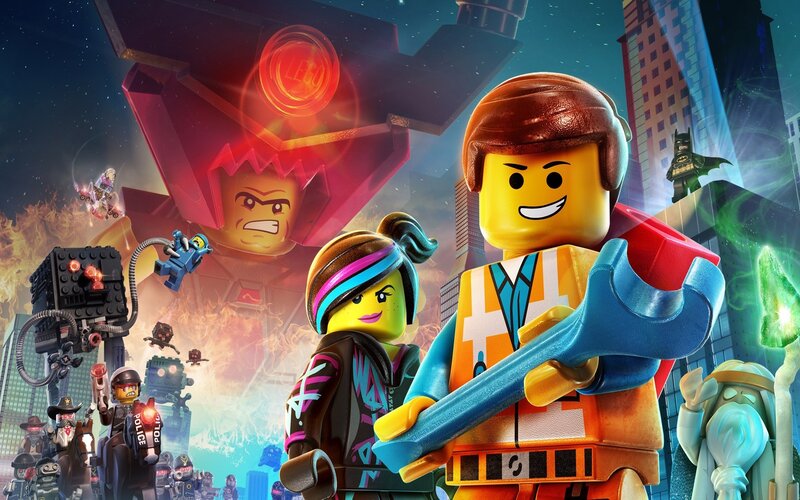 Lego Characters in City — Yellow