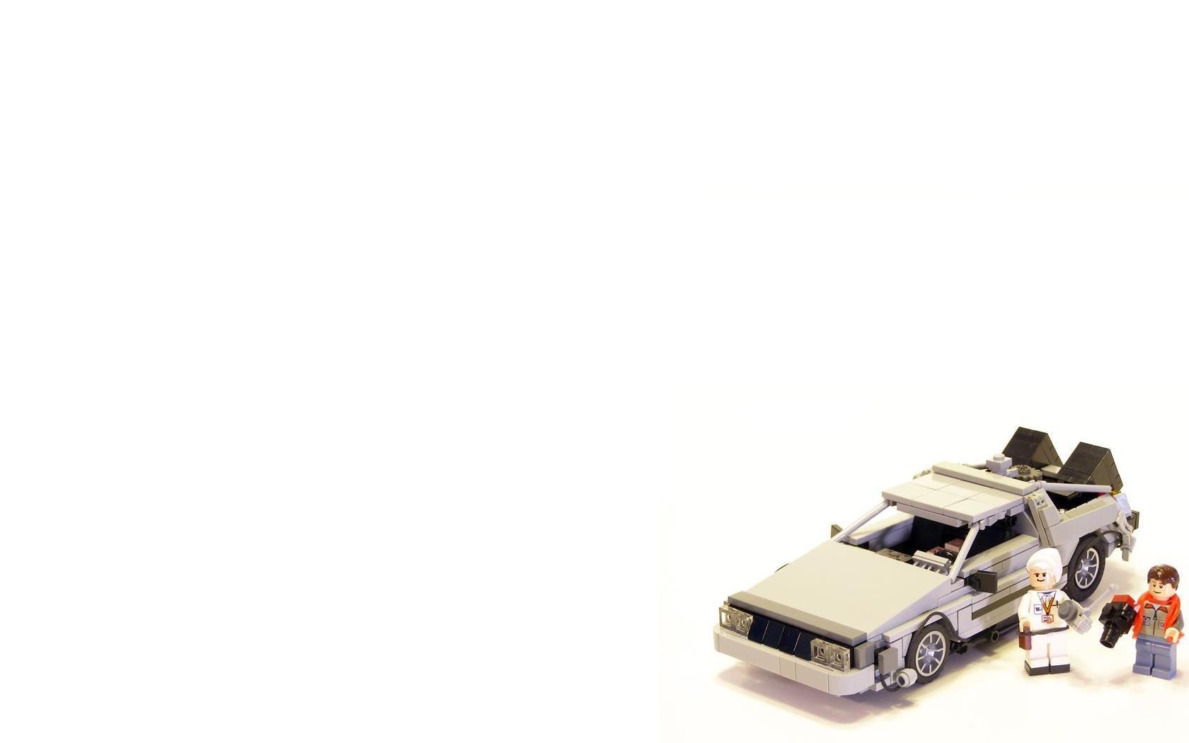 Lego DeLorean time machine