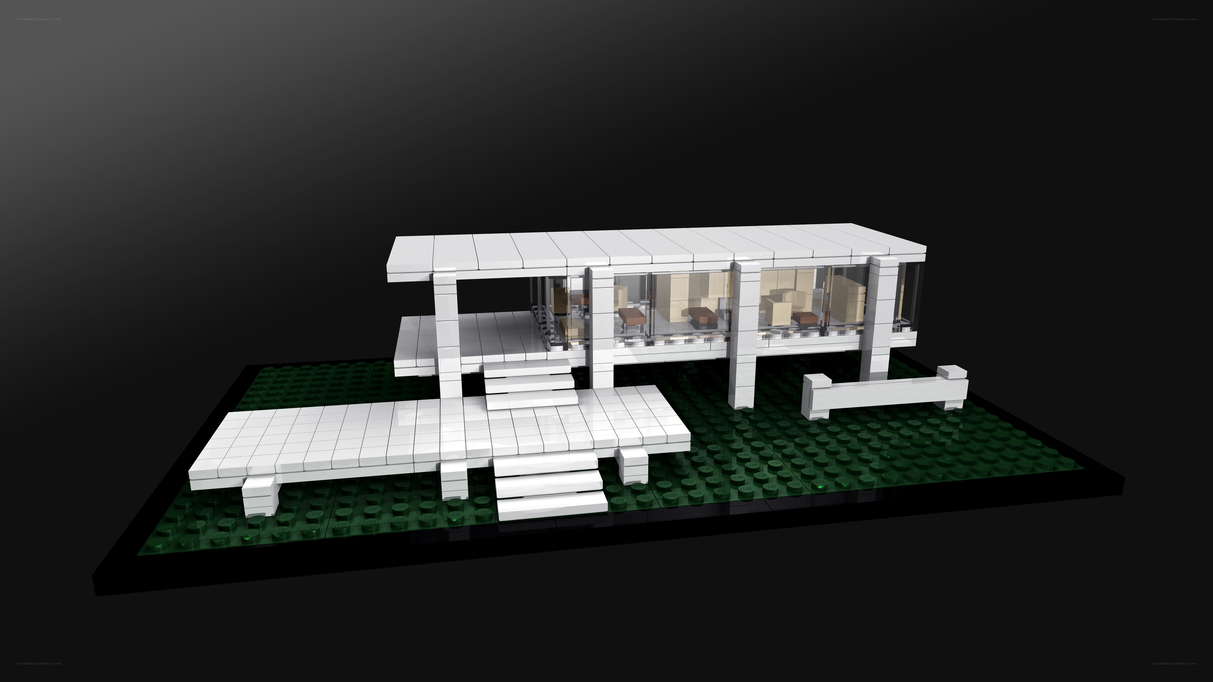 Lego Farnsworth House model
